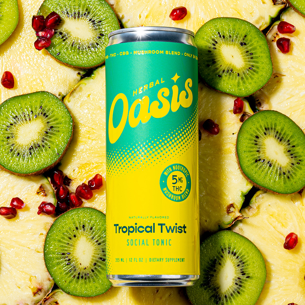 OASIS TropicalTwist fruit square